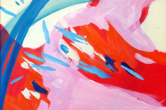 Space Fish III, 2004, Öl auf Maltafel (30 x 40 cm)
