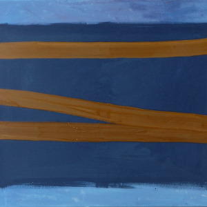 Bild (ohne Ton), 2003, Öl auf Baumwolle (80 x 110 cm)
