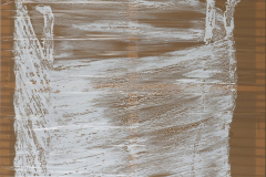 O.T., 2000, Acryl auf Packband (160 x 120 cm)