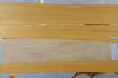 Malerische Umwicklung IV, 2001, Öl auf Baumwolle (120 x 160 cm)
