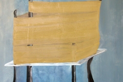 Malerische Umwicklung I, 2000, öl auf baumwolle (160 x 120 cm)